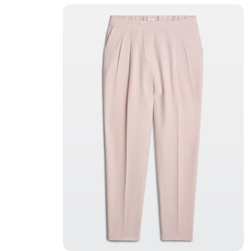 Aritzia Babaton Cohen Pants Light Blush Pink Size 4